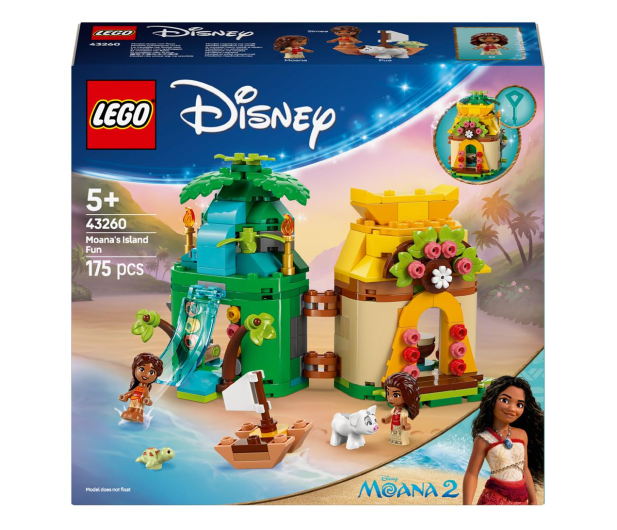 LEGO Disney Princess 43260 Zabawy Vaiany na wyspie - 1298080 - zdjęcie